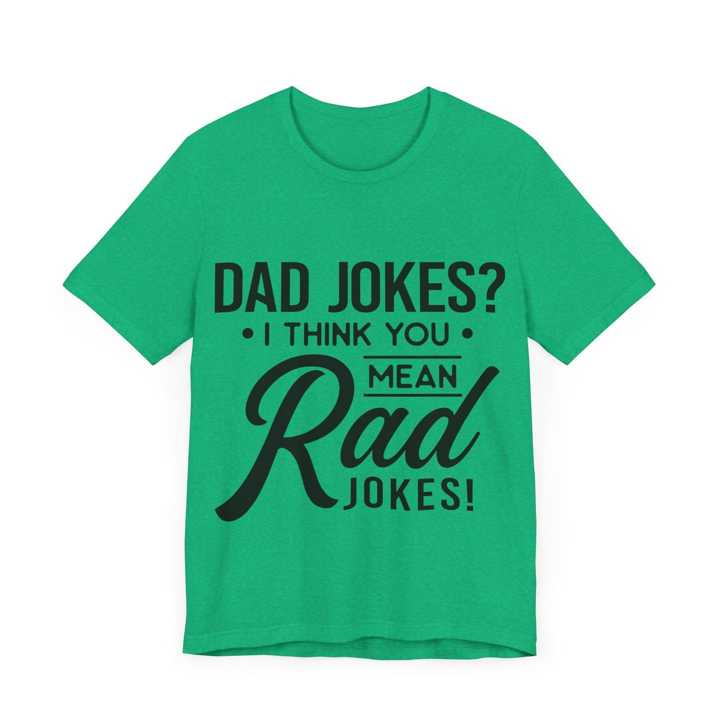 Dad Jokes Jersey Short Sleeve Tee