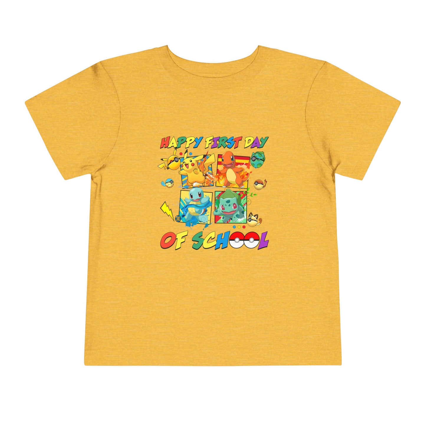 Happy First Day of School Toddler Short Sleeve Tee