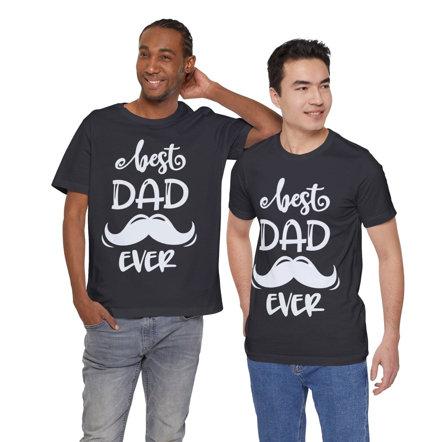 Best Dad Ever Jersey Short Sleeve Tee