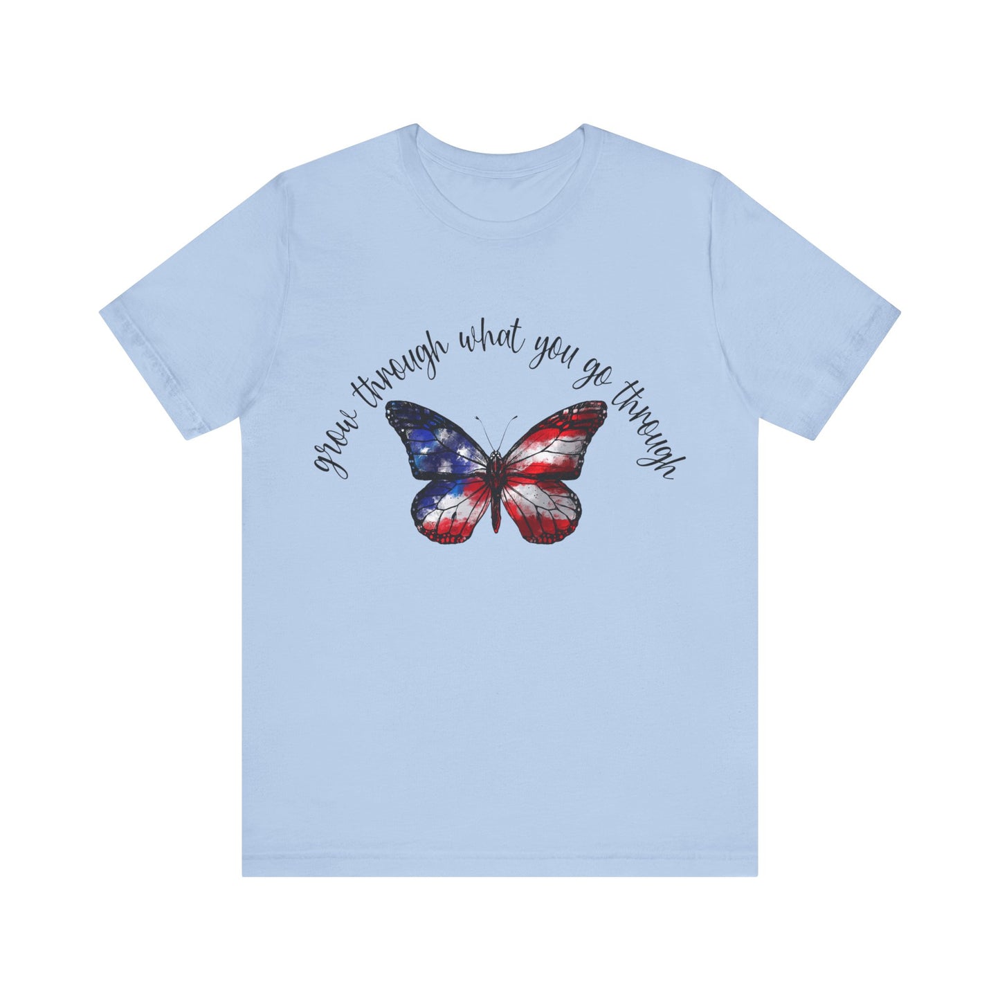 Grow Through What You Go Through Jersey Short Sleeve Tee