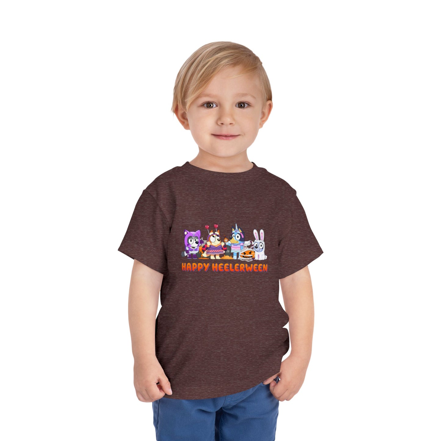 Happy Heelerween Toddler Short Sleeve Tee