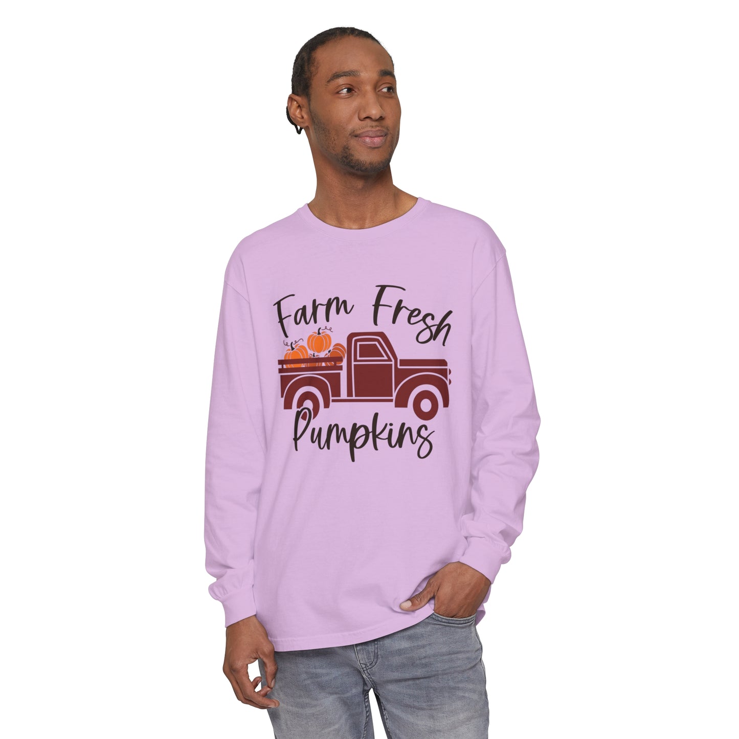 Farm Fresh Pumpkins Long Sleeve T-Shirt