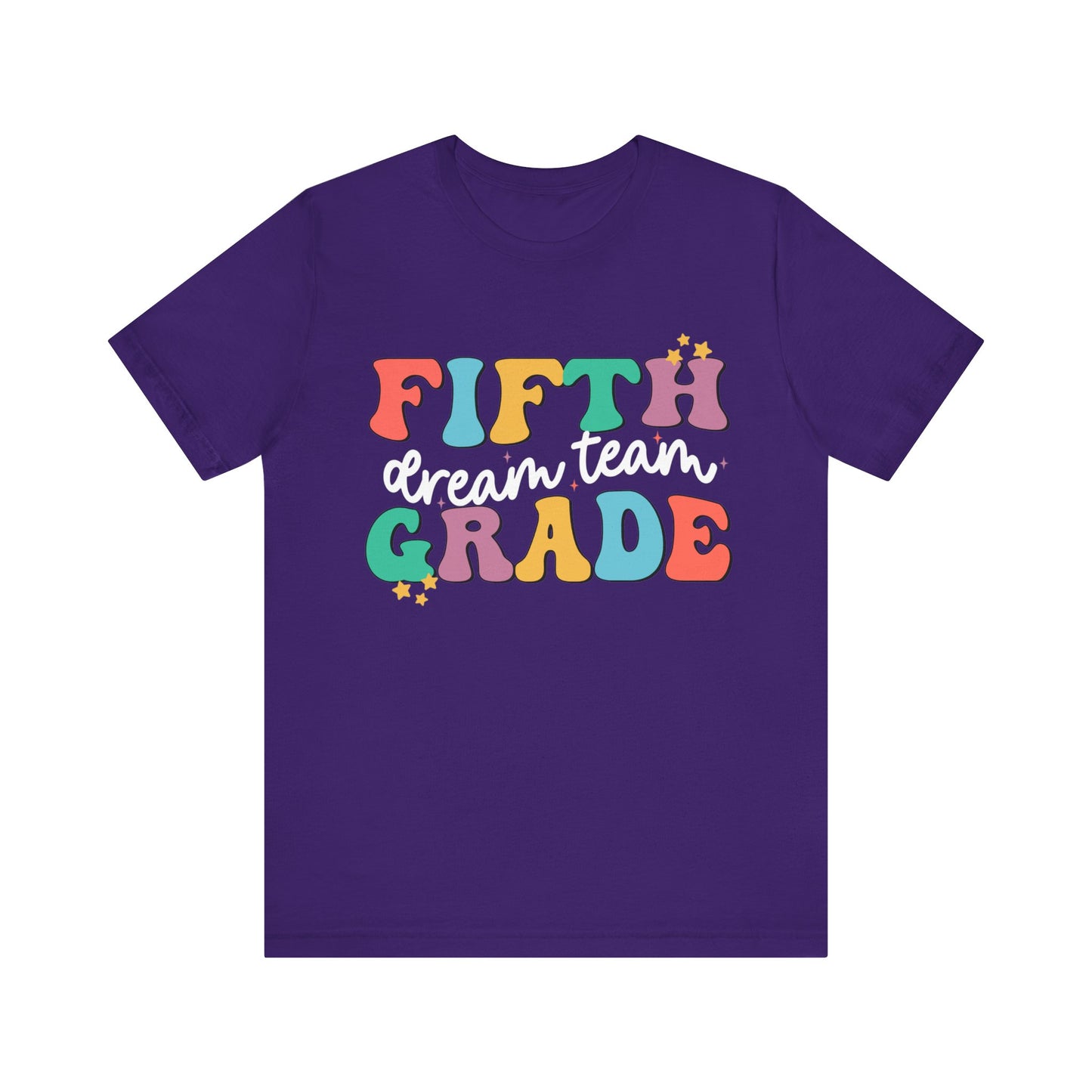 Fifth Grade Dream Team Jersey Short Sleeve Tee
