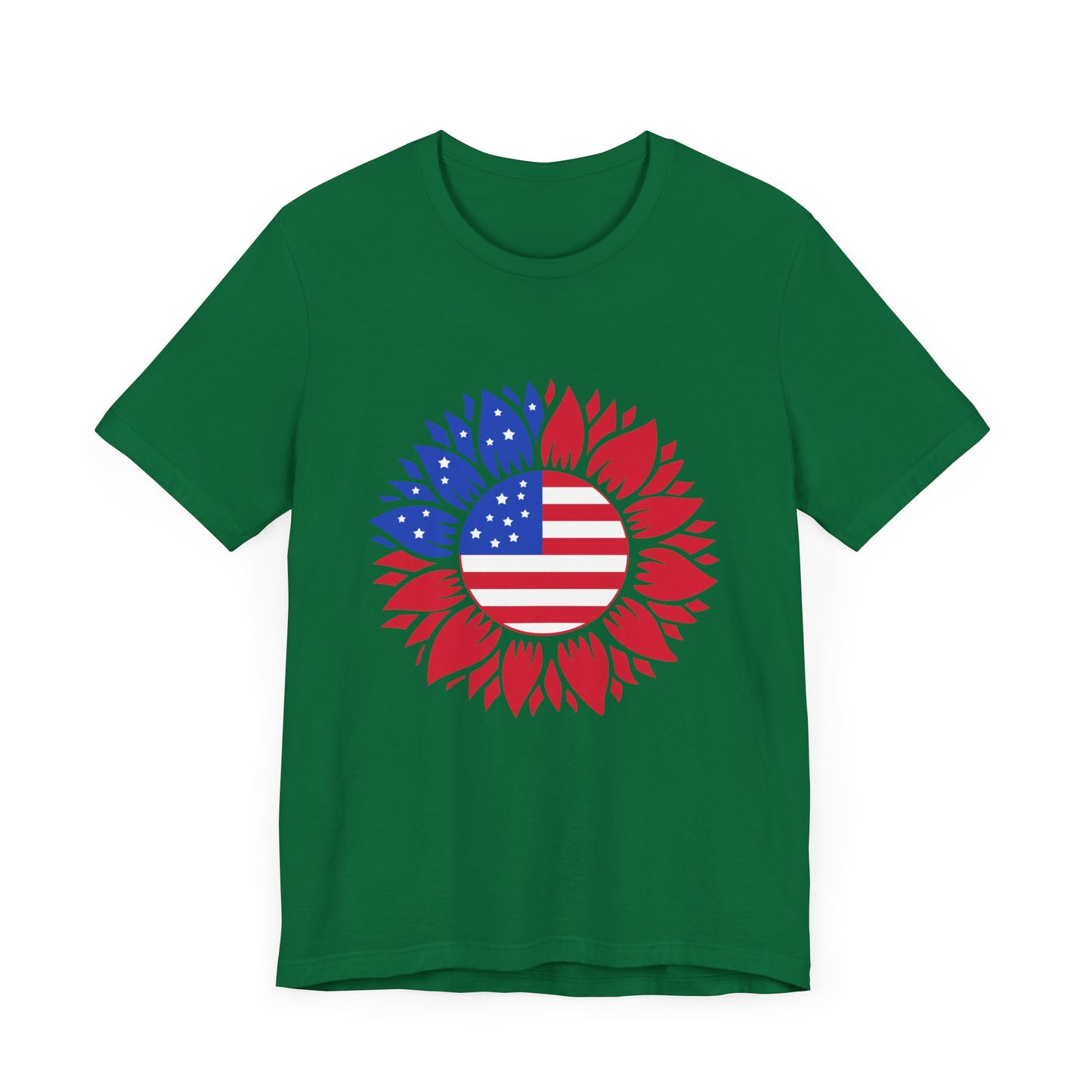 American Sunflower Jersey Short Sleeve Tee