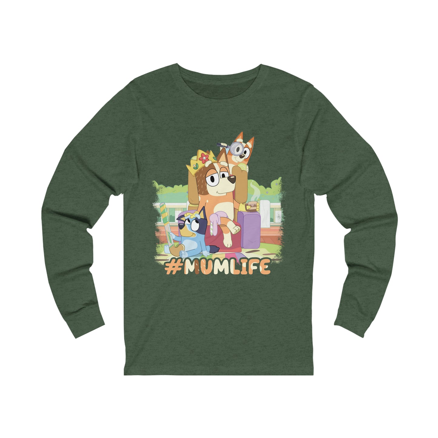 Mum Life Long Sleeve Tshirt
