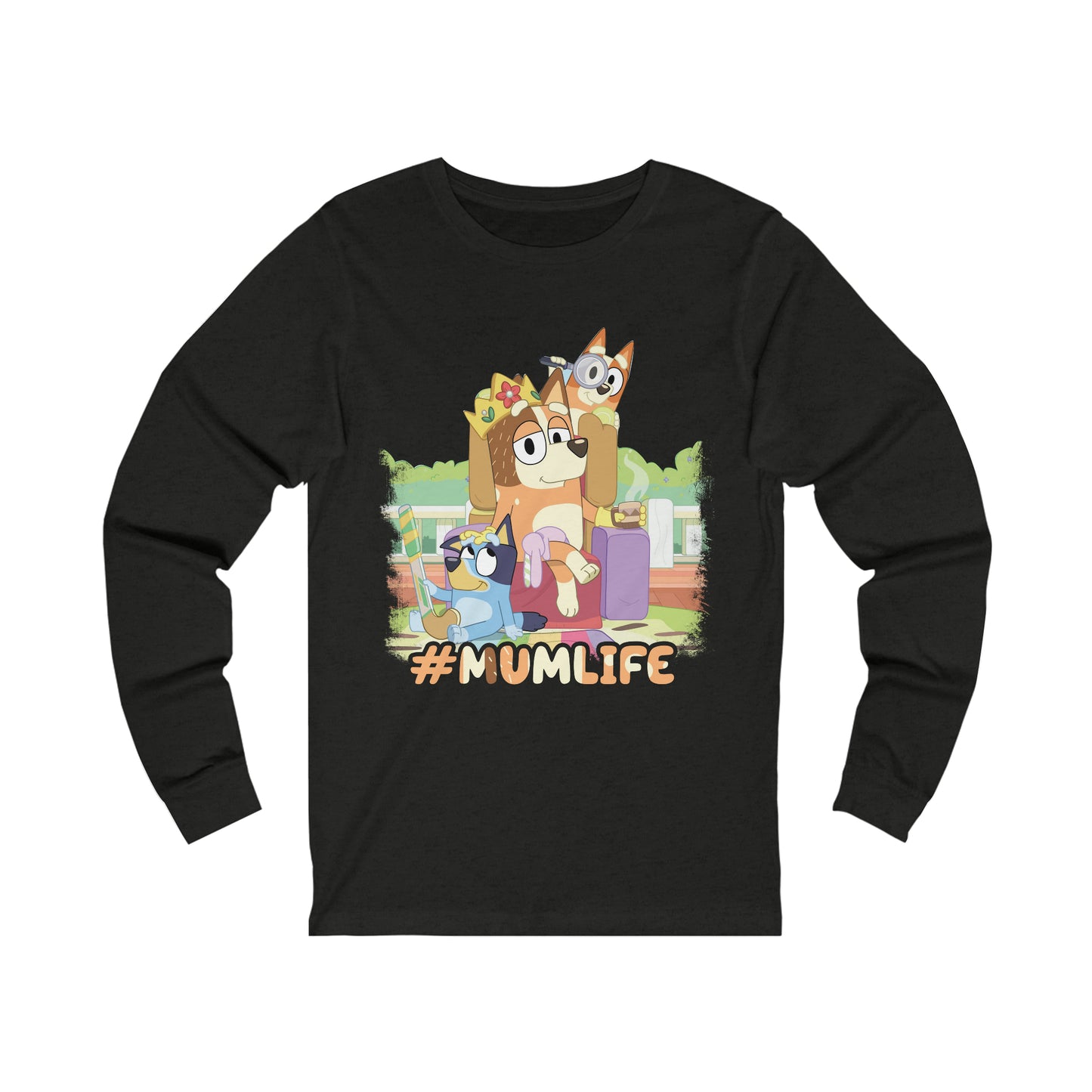 Mum Life Long Sleeve Tshirt