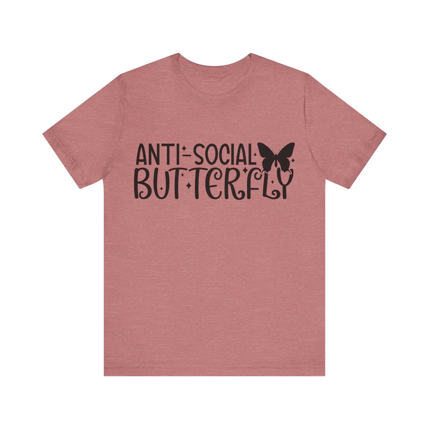 Anti-Social Butterfly Short Sleeve Tee