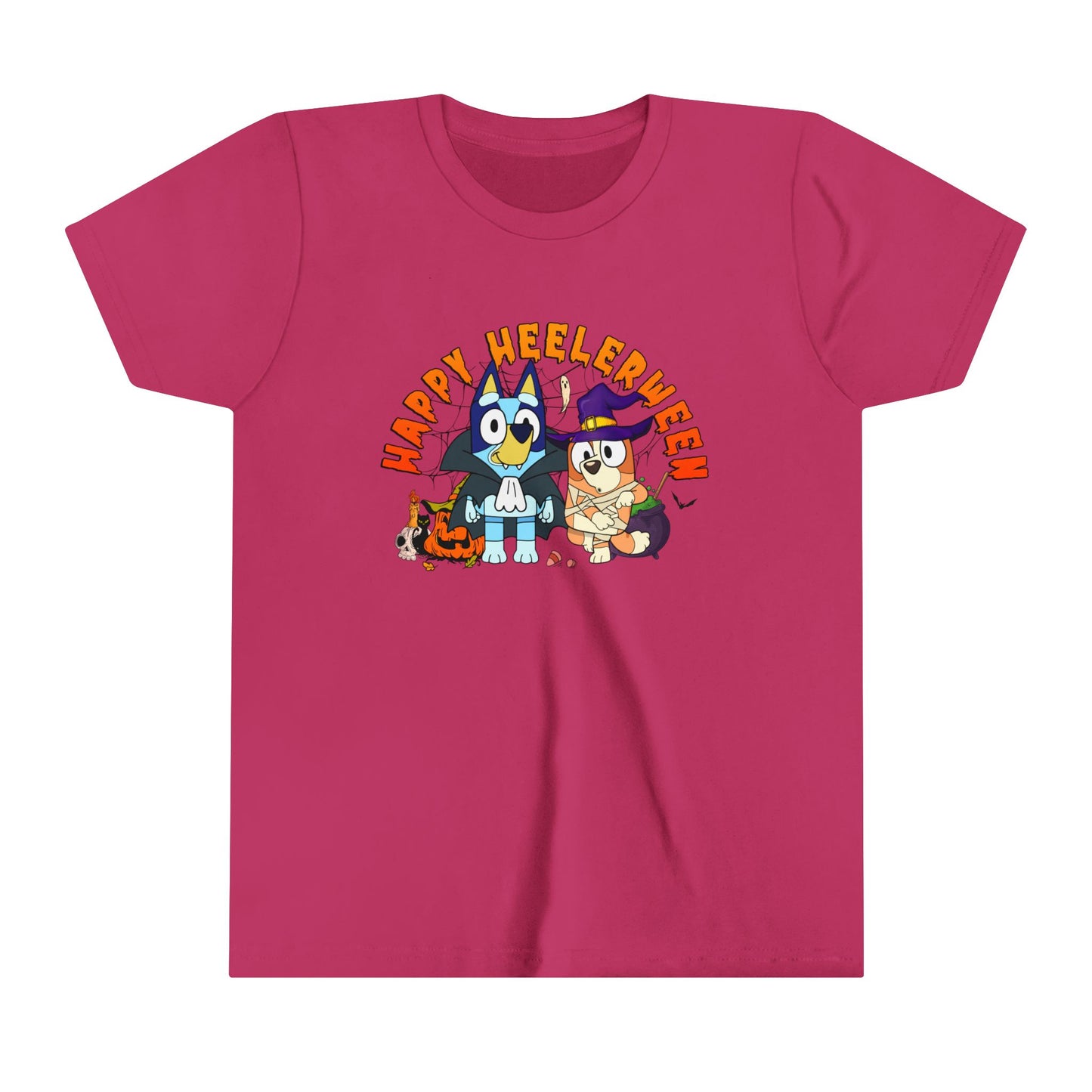 Happy Heelerween Youth Short Sleeve Tee