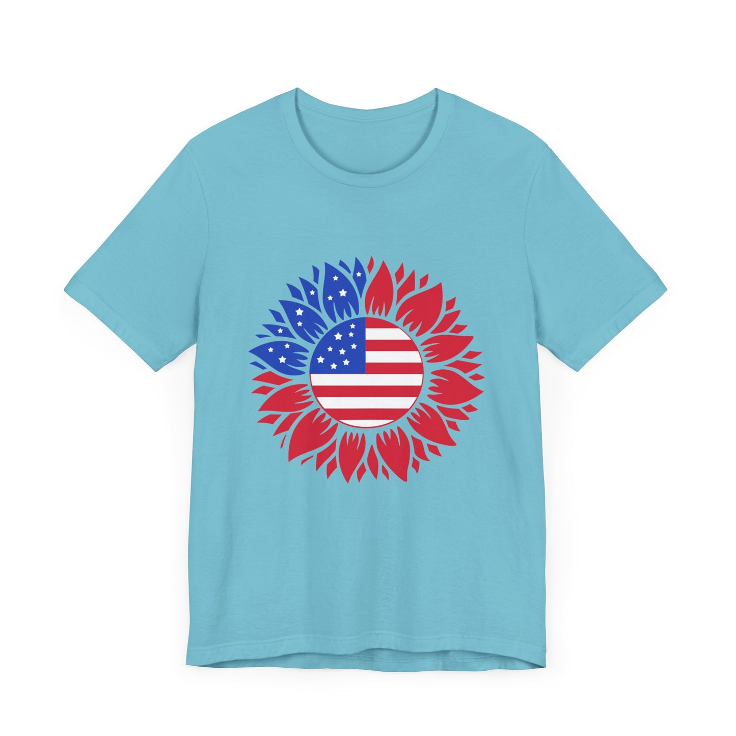 American Sunflower Jersey Short Sleeve Tee