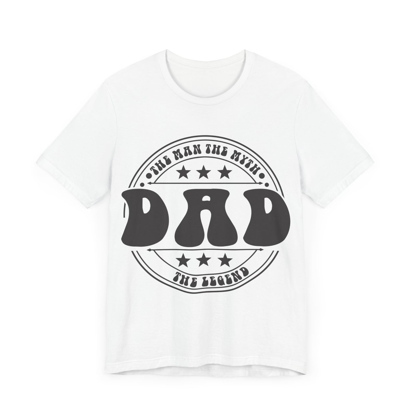 DAD  The Man. The Myth. The Legend Jersey Short Sleeve Tee