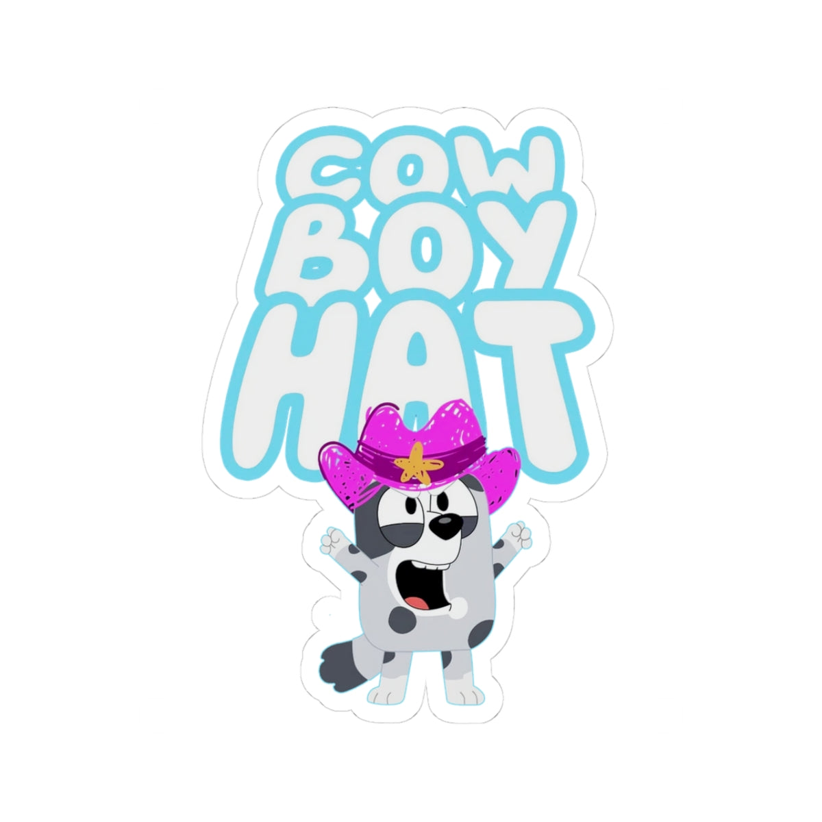 COWBOY HAT Kiss-Cut Stickers