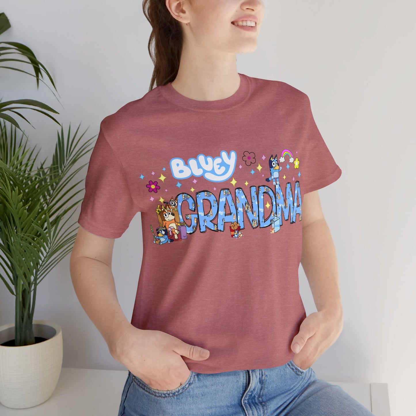 Bluey - Grandma Daily Affirmations Short Sleeve Tshirt