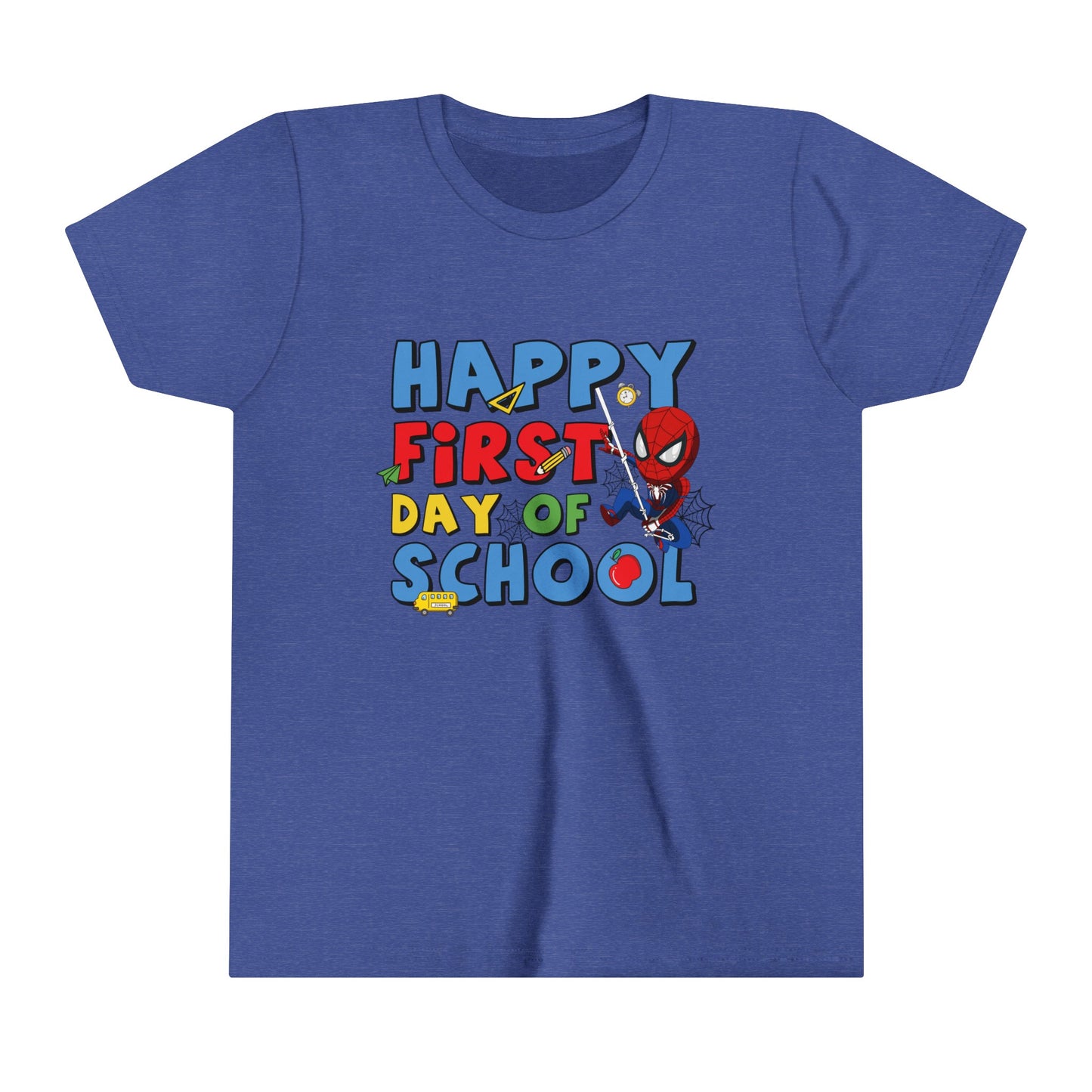 Happy First Day of School Youth Short Sleeve Tee
