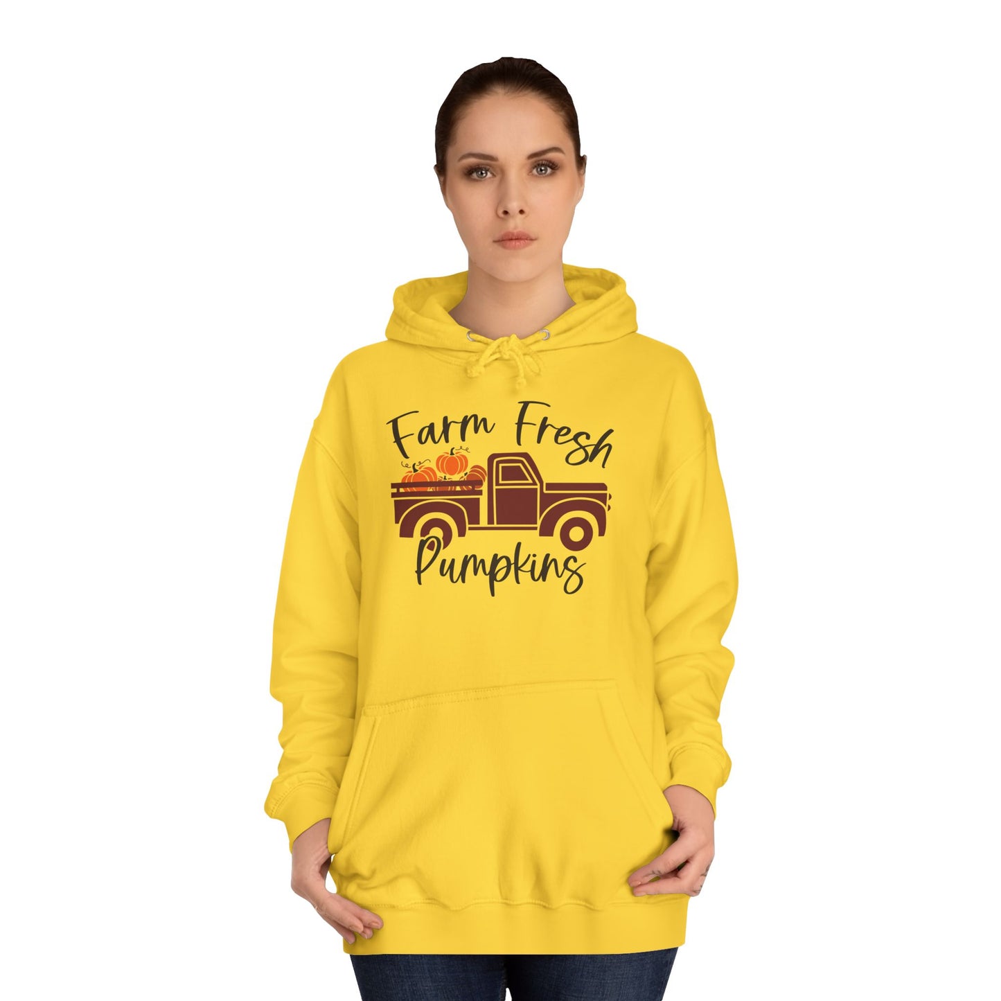 Farm Fresh Pumpkins College Hoodie