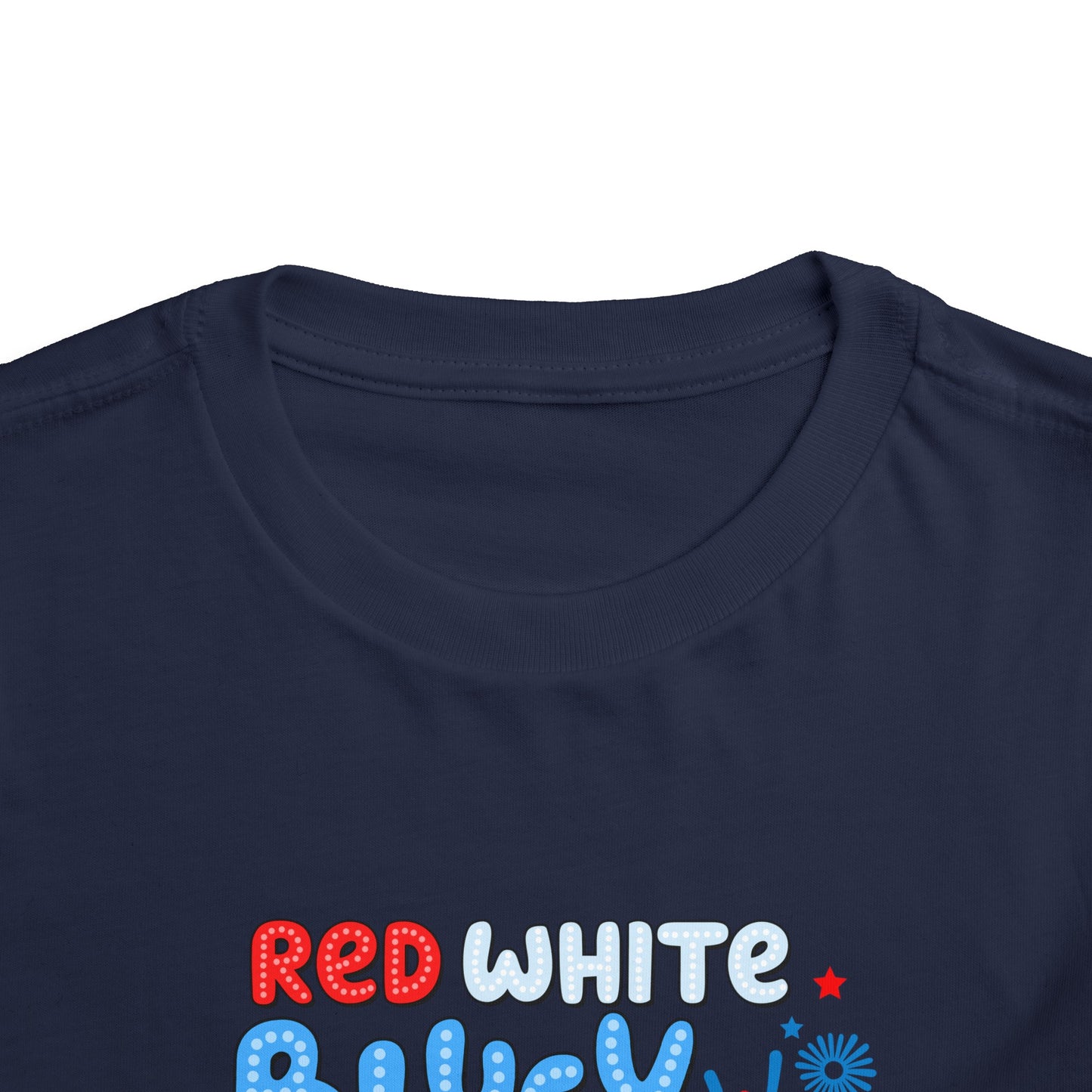 Red, White & Bluey Toddler Short Sleeve Tee