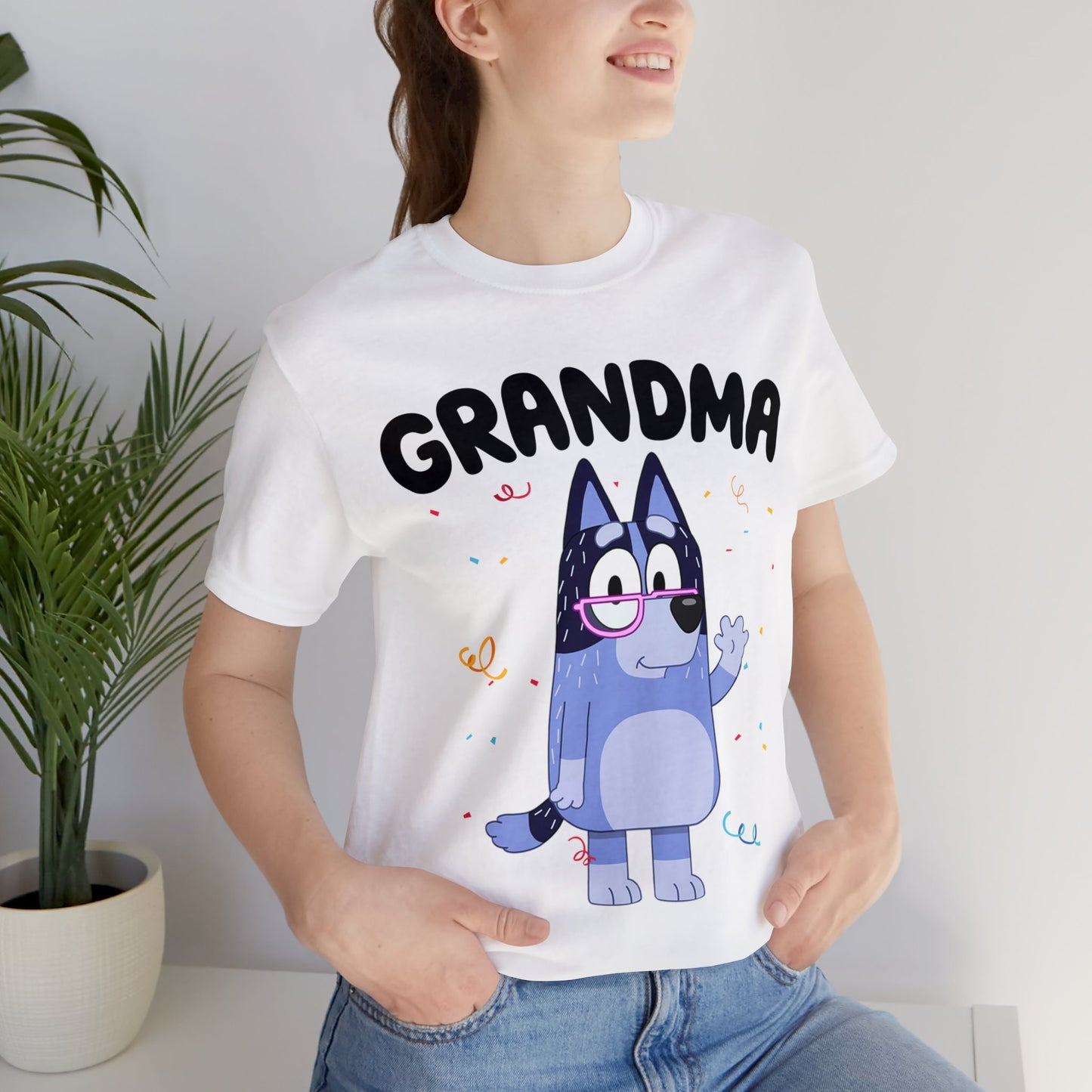 Grandma Bluey Birthday short sleeve Tshirt