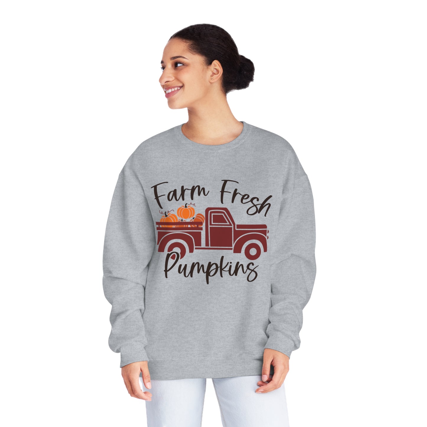 Farm Fresh Pumpkins Crewneck Sweatshirt