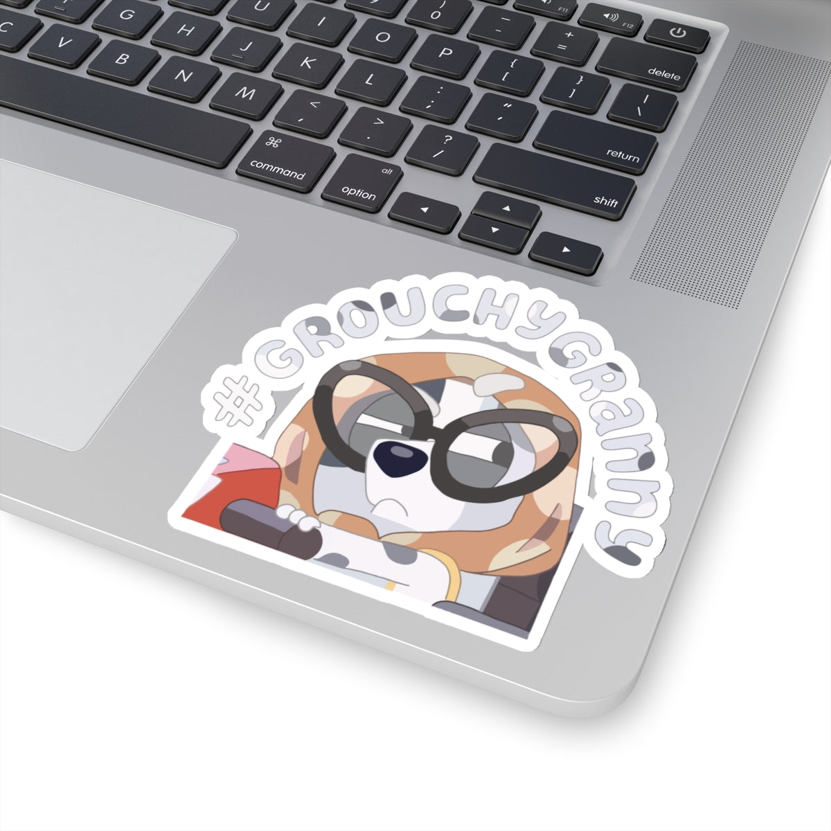 #Grouchy Granny Kiss-Cut Stickers