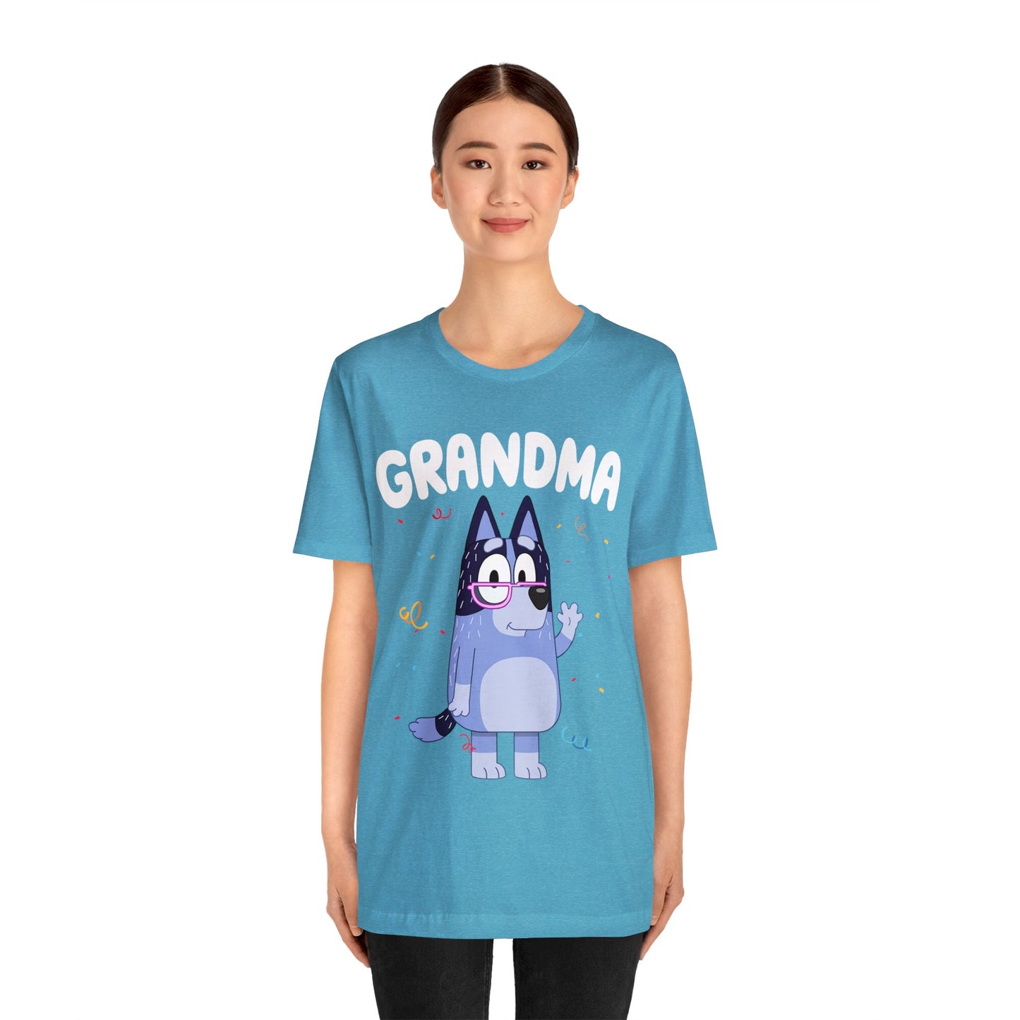Grandma Bluey Birthday short sleeve Tshirt