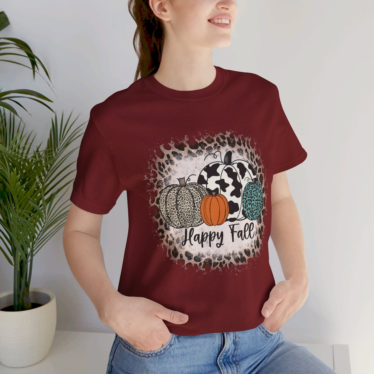 Happy Fall Jersey Short Sleeve Tee