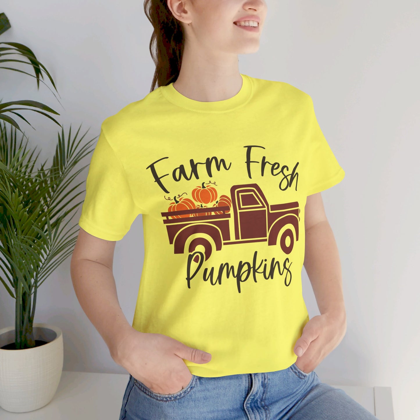 Farm Fresh Pumpkins Jersey Short Sleeve Tee