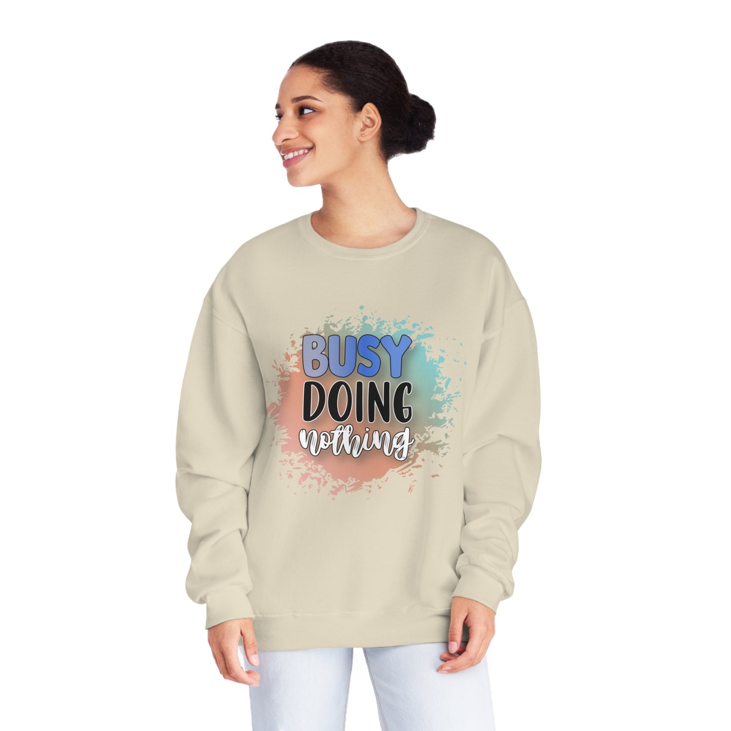 Busy Doing Nothing Crewneck Sweatshirt