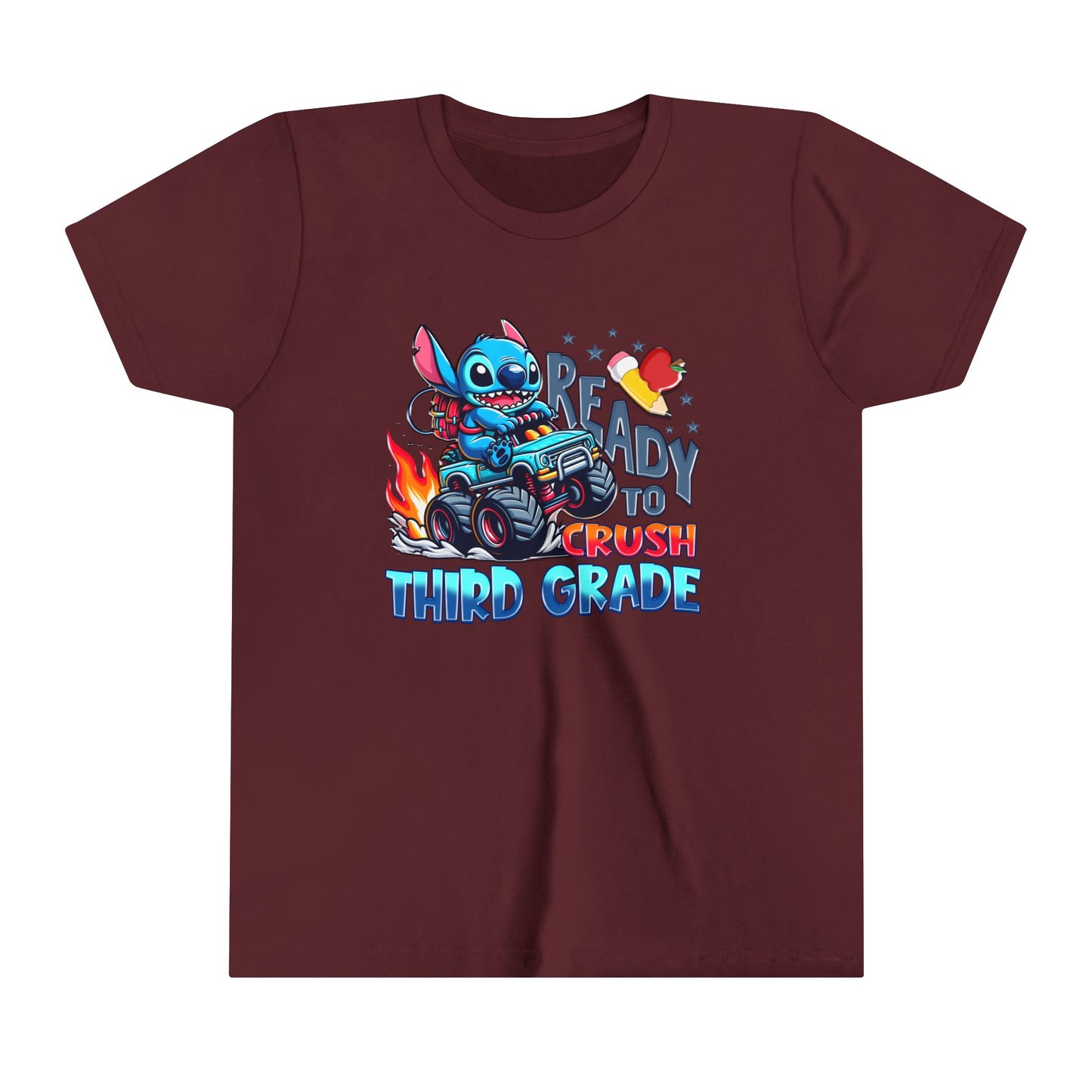 Ready to Crush Third Grade Youth Short Sleeve Tee