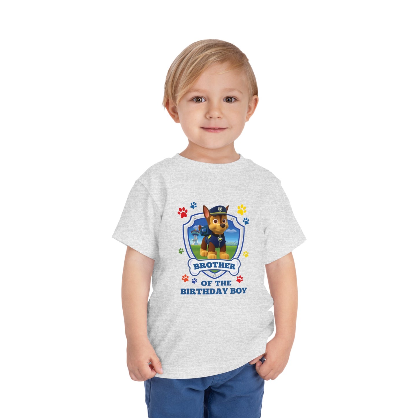 Brother of the Birthday Boy Toddler Short Sleeve Tee