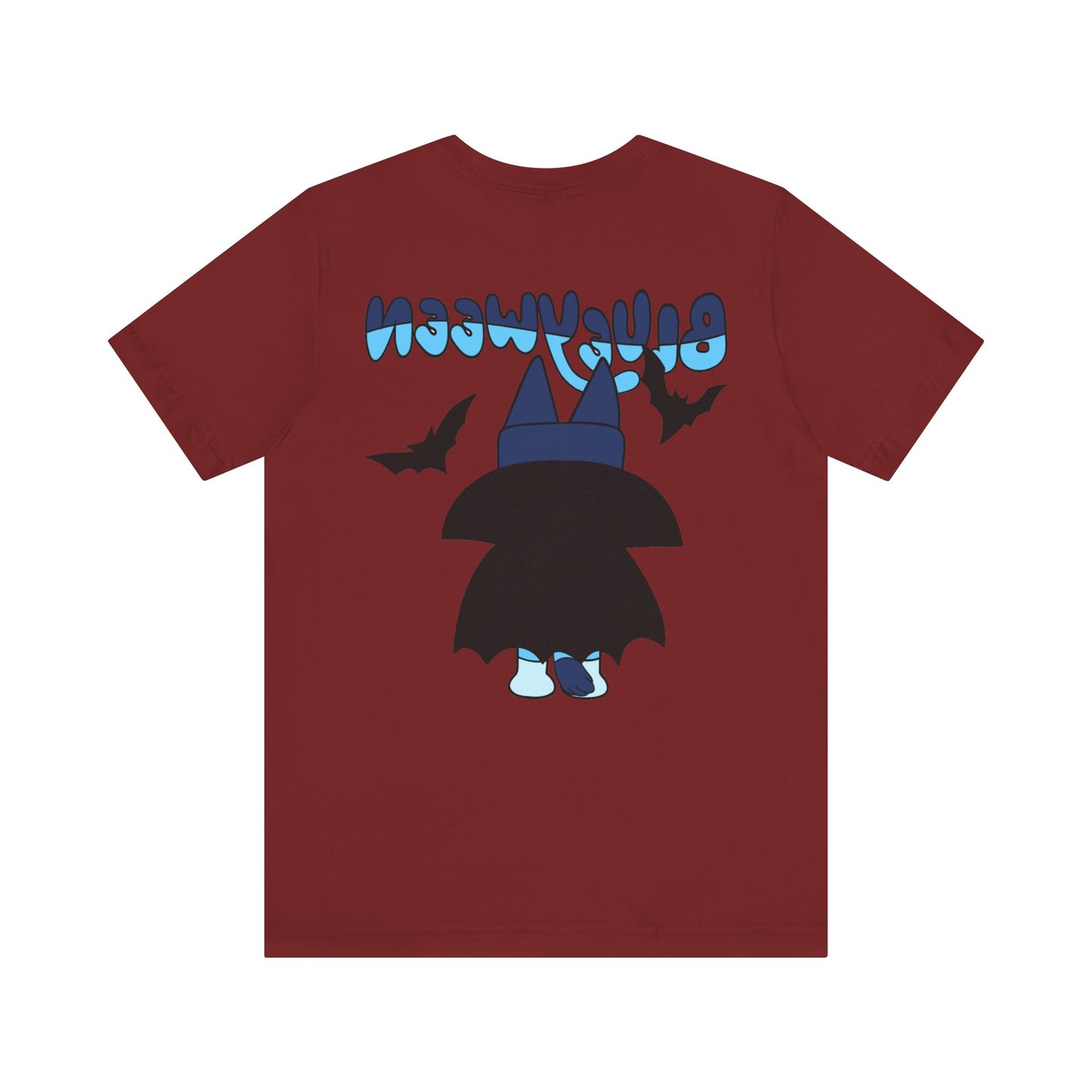 Blueyween "Blue Vampire" (front and back) Jersey Short Sleeve Tee