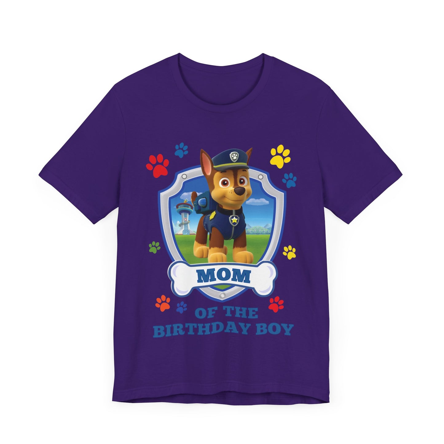 Mom of the Birthday Boy Jersey Short Sleeve Tee