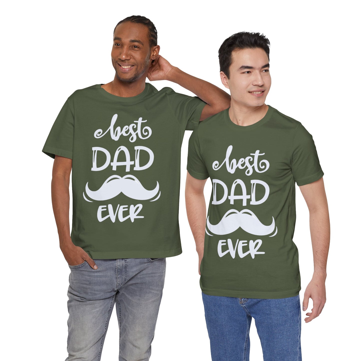 Best Dad Ever Jersey Short Sleeve Tee