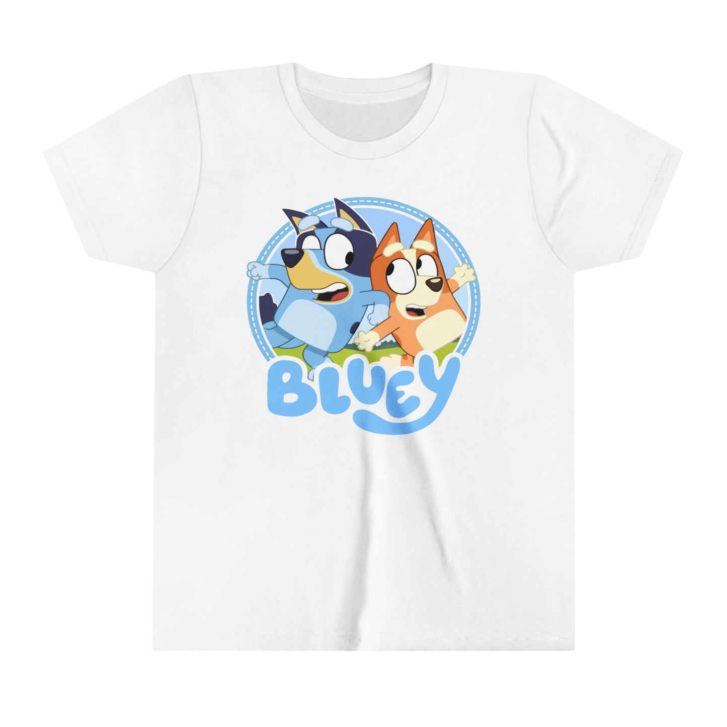 Bluey logo youth Sleeve Tshirt