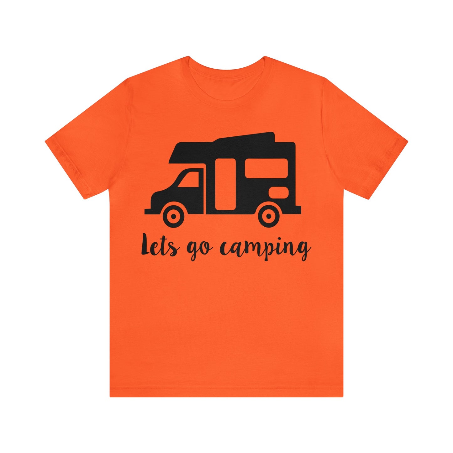 Let's Go Camping Short Sleeve Tshirt