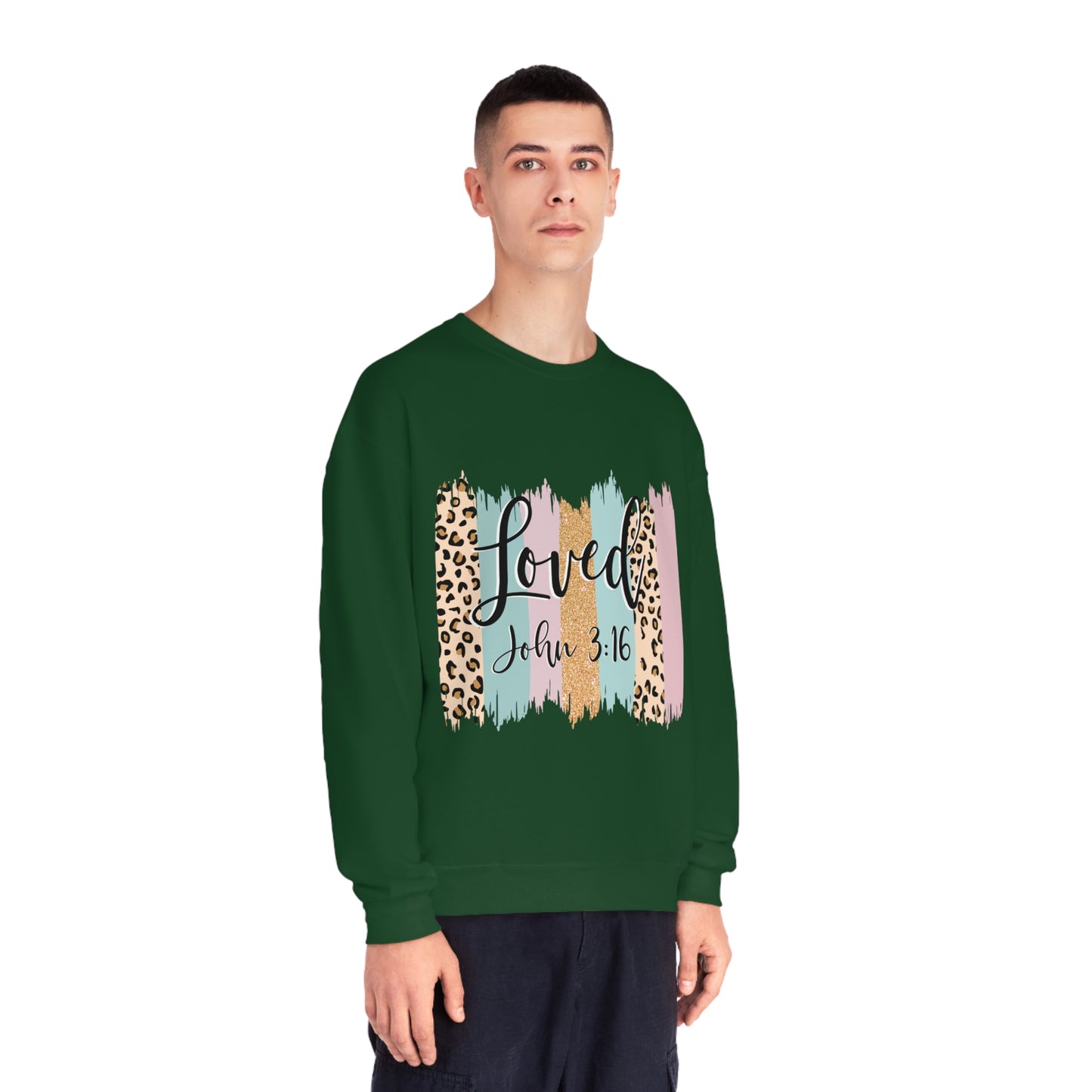 Loved John 3:16 Crewneck Sweatshirt