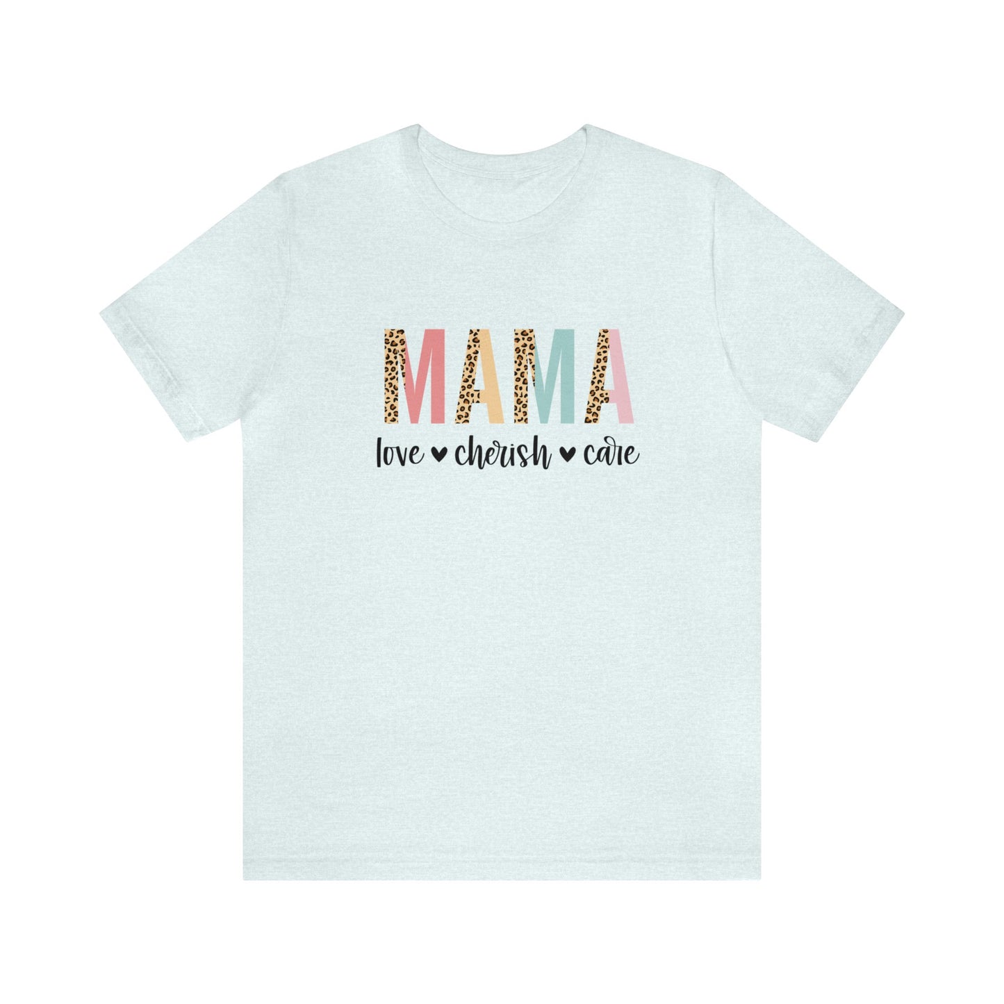 MAMA Leopard print short sleeve tshirt