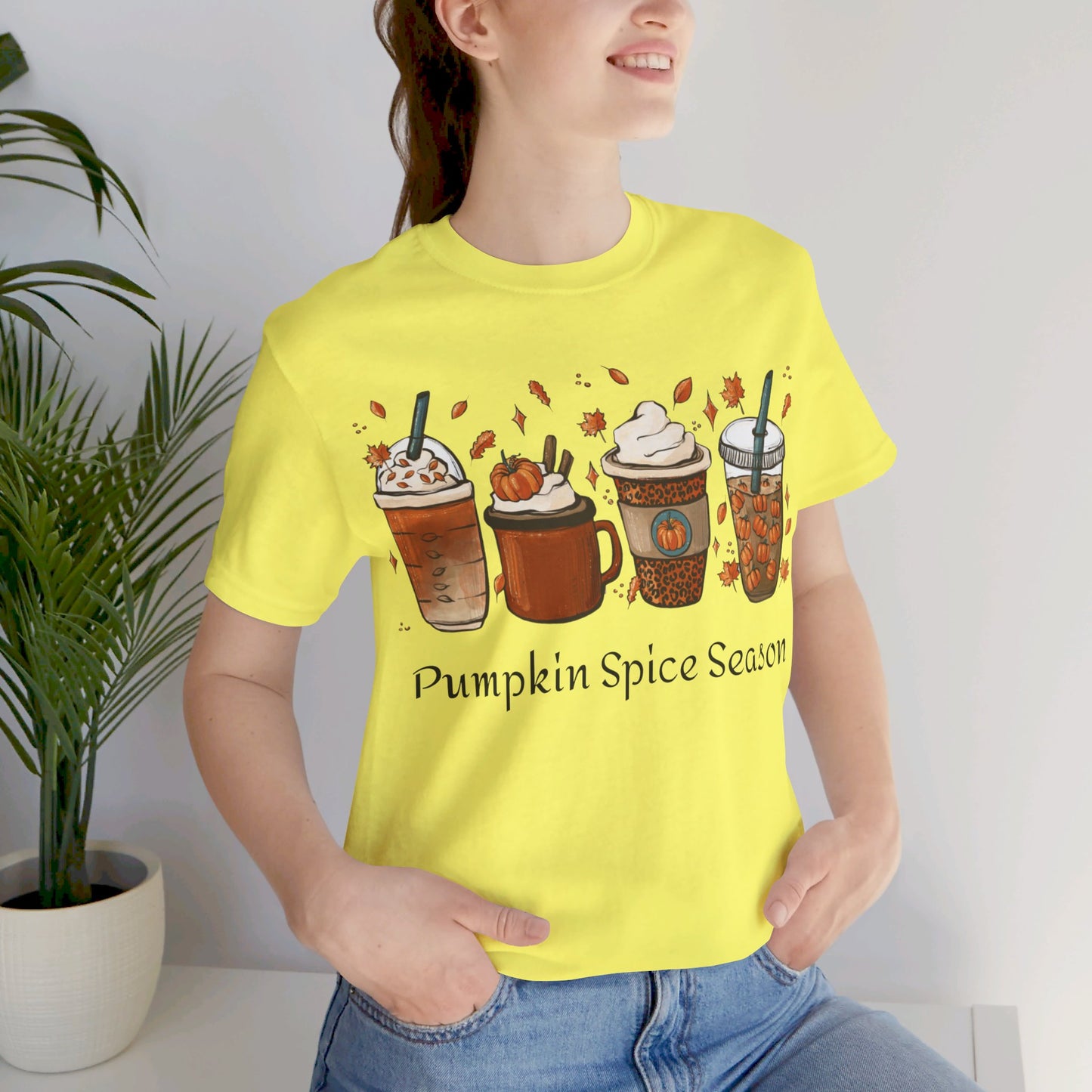 Pumpkin Spice Season Jersey Short Sleeve Tee