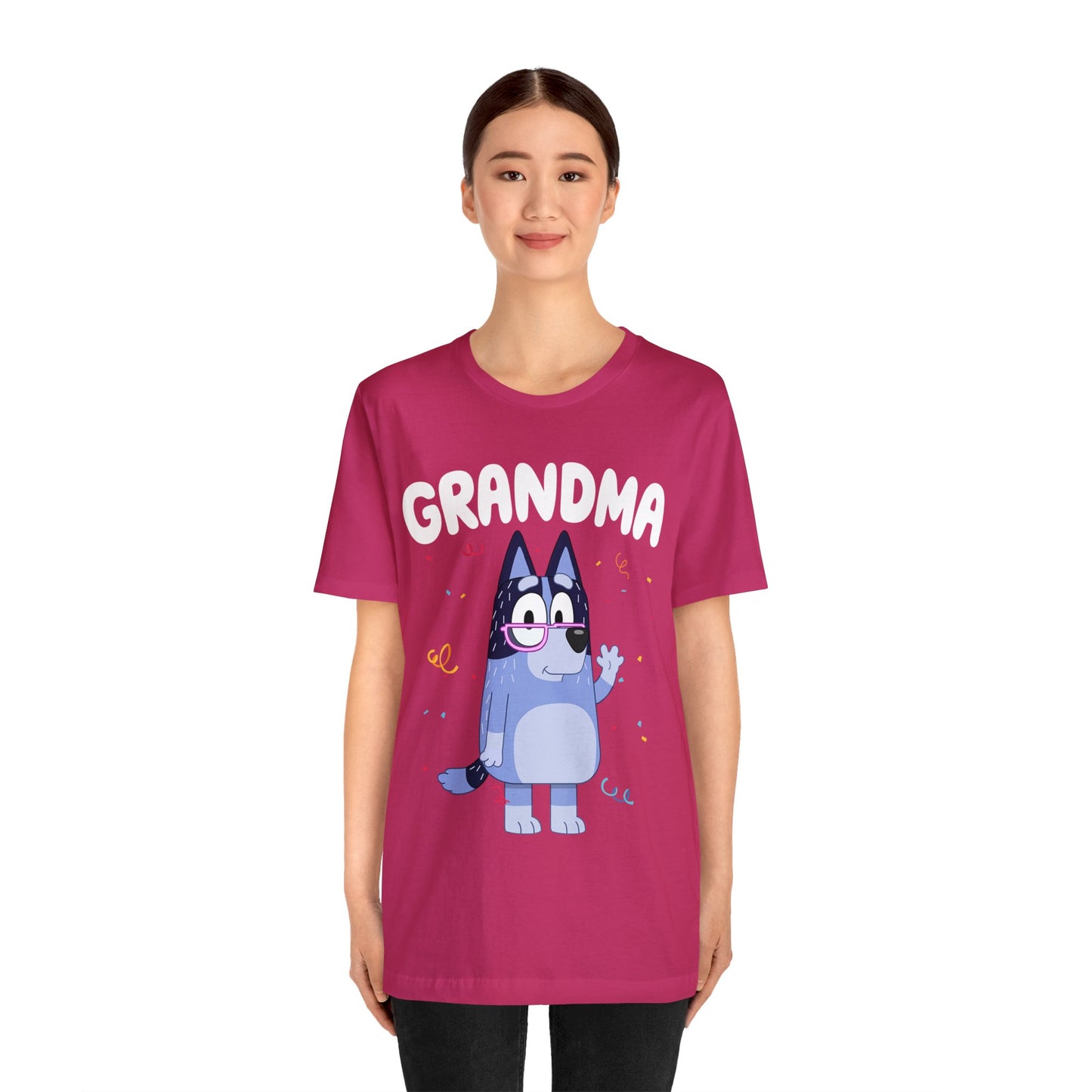 Grandma Bluey Birthday short sleeve Tshirt