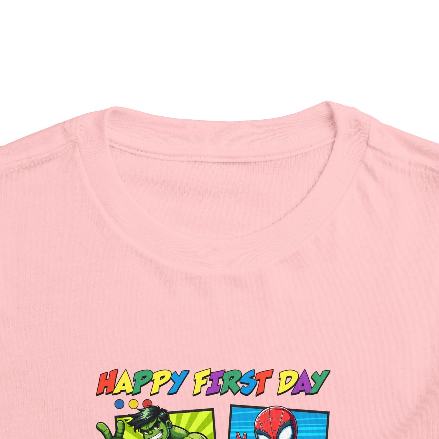 Happy First Day of School Toddler Short Sleeve Tee