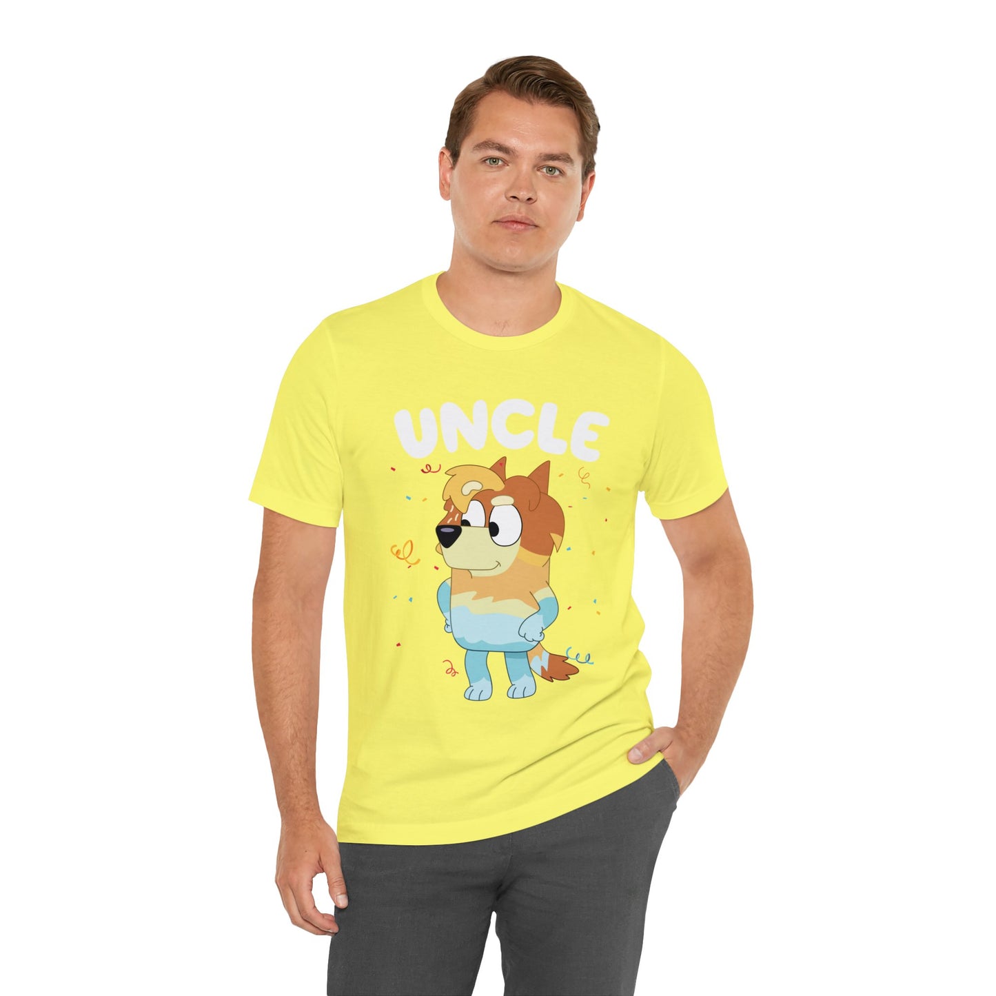 Uncle Bluey Birthday Short sleeve Tshirt