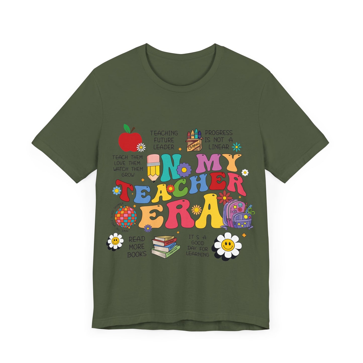 In My Teacher Era Jersey Short Sleeve Tee