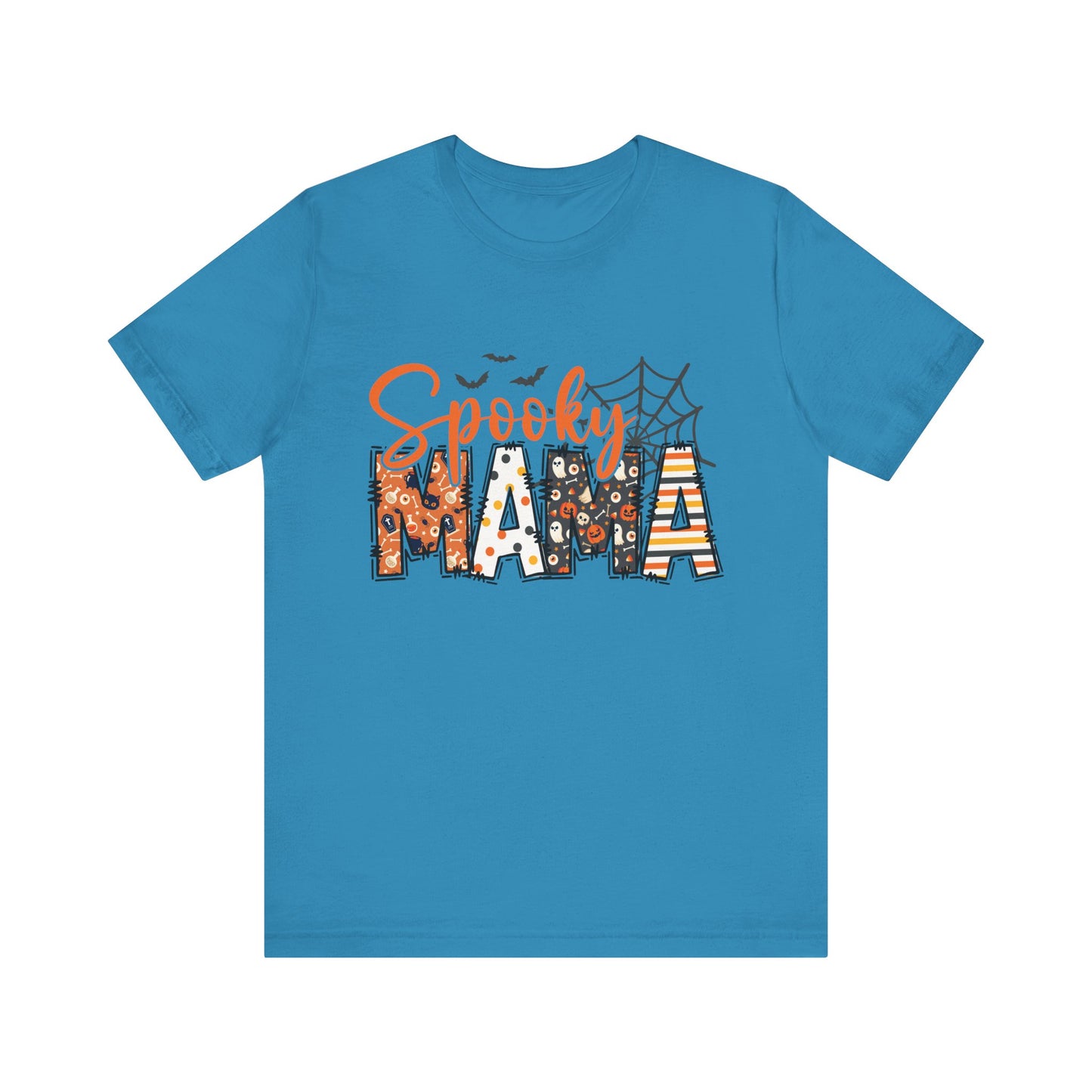 Spooky Mama Jersey Short Sleeve Tee