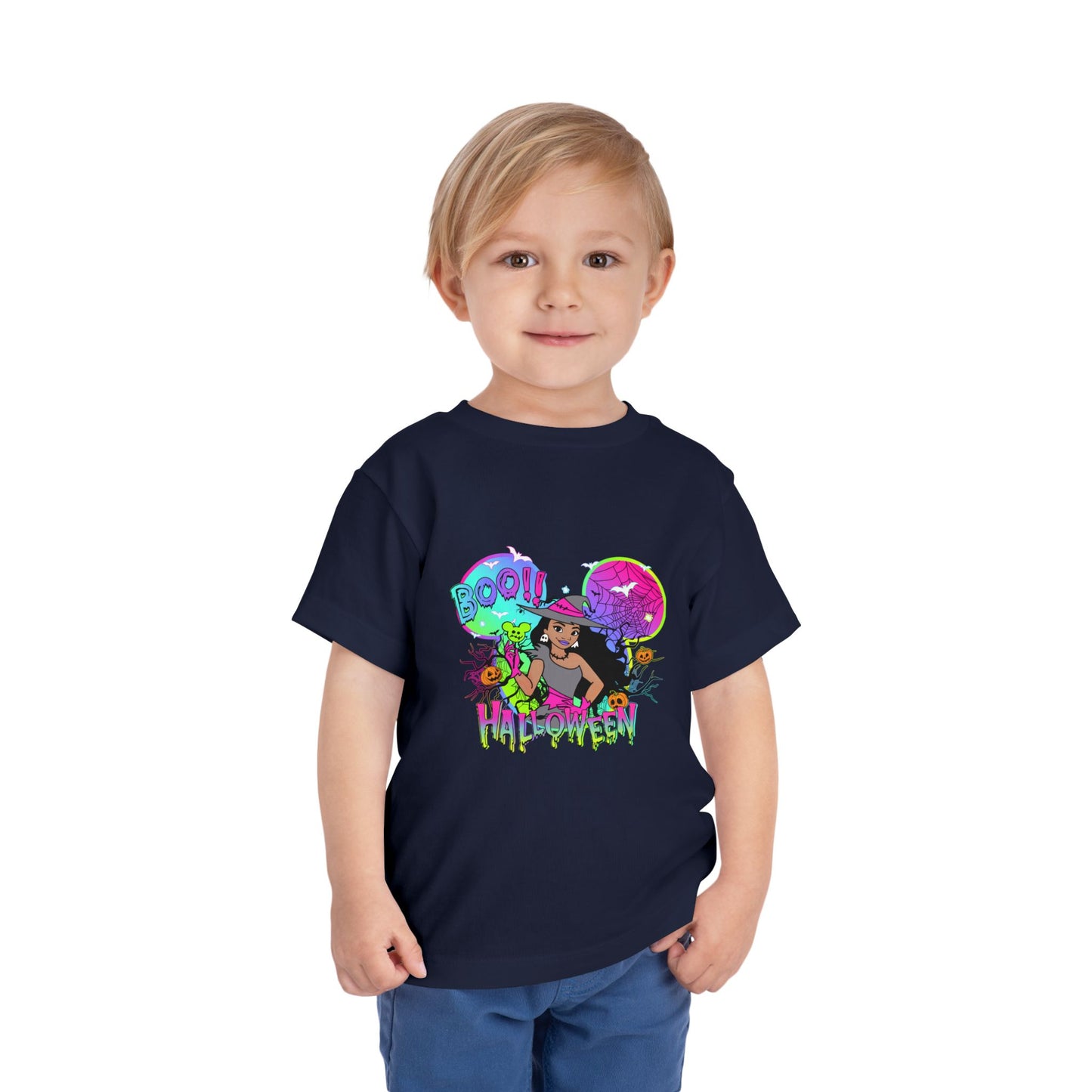 Moana Boo! Halloween Toddler Short Sleeve Tee