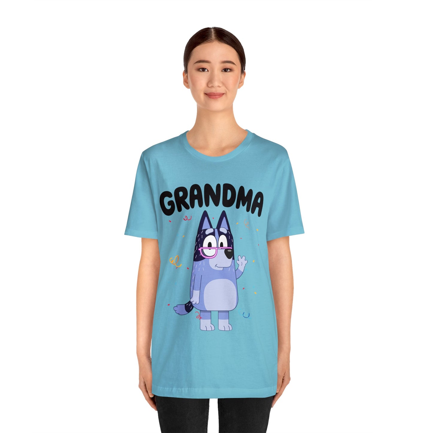 Grandma Bluey Birthday short sleeve Tshirt