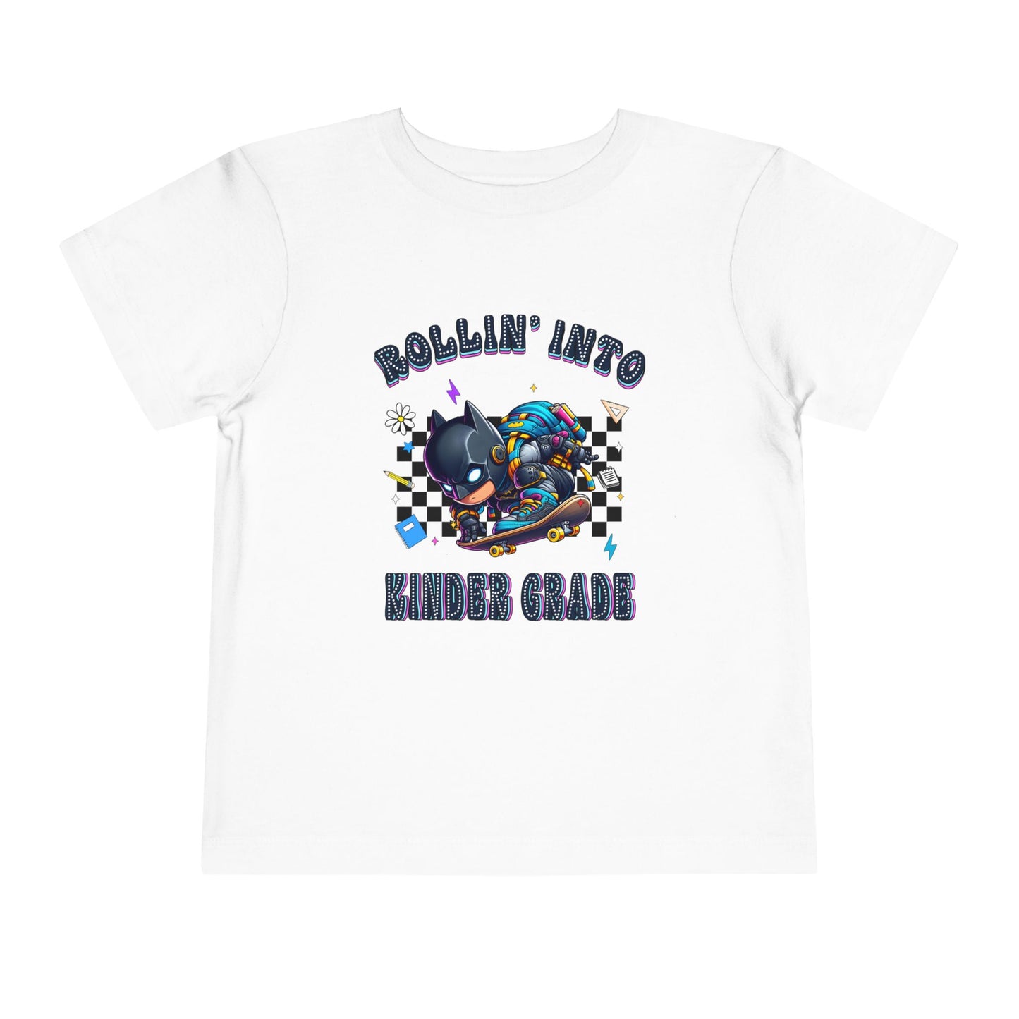 BATMAN - Rollin' Into Kinder Grade Toddler Short Sleeve Tee