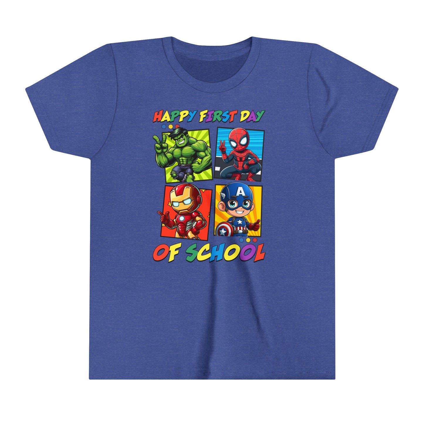 Happy First Day of School Youth Short Sleeve Tee