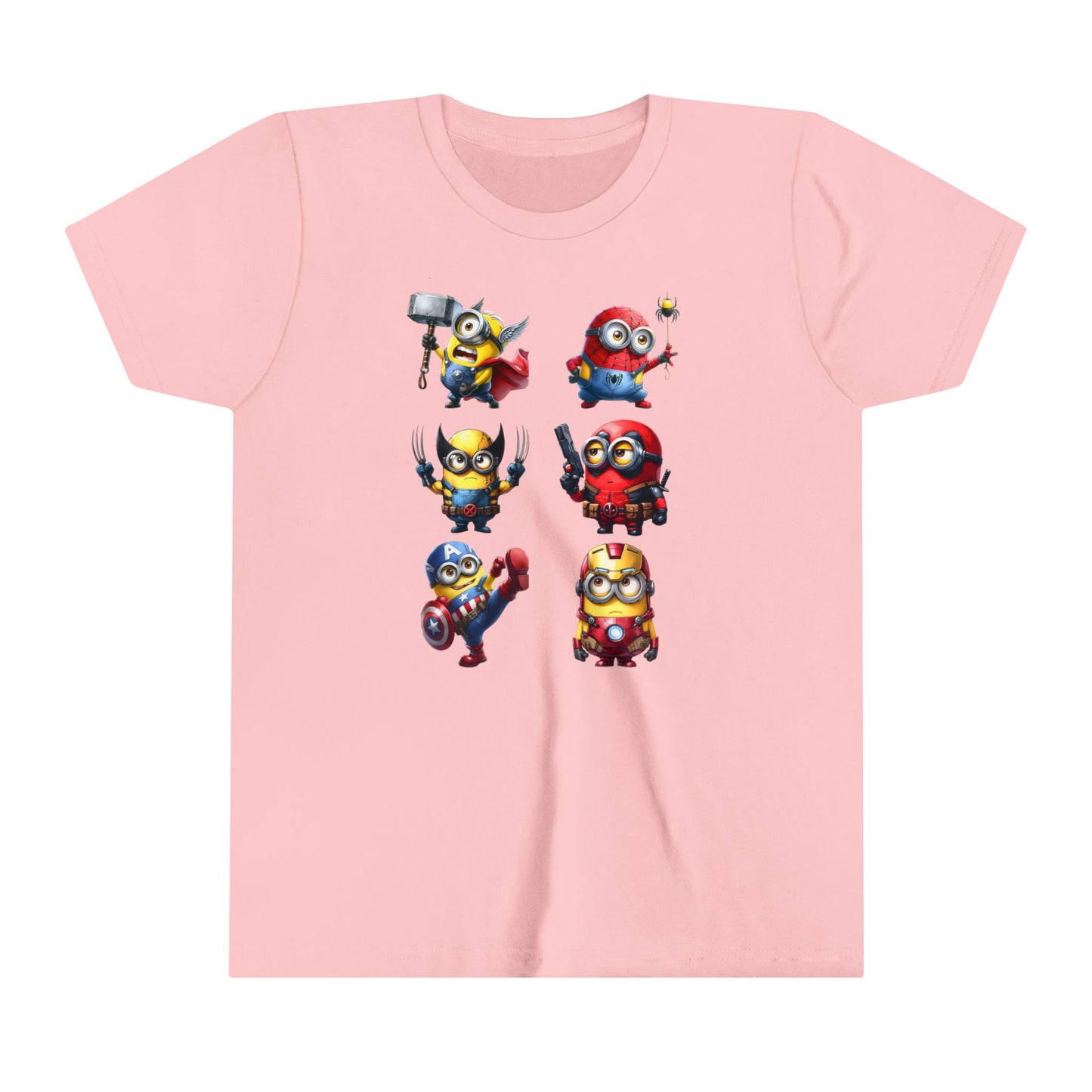 Marvel minions Youth Short Sleeve Tee