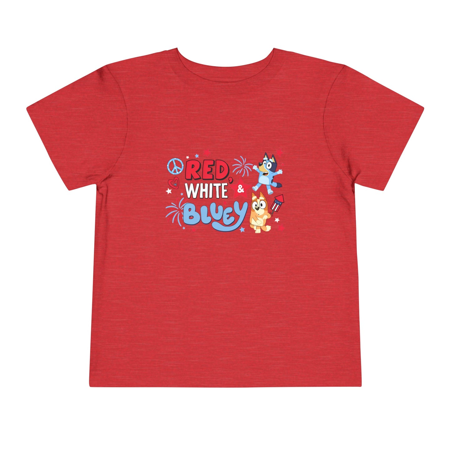 Red, White & Bluey Toddler Short Sleeve Tee