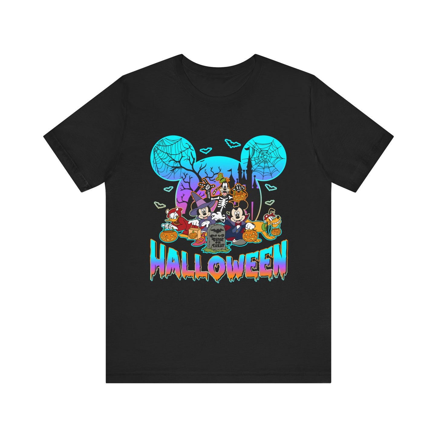 Halloween Mickey and Friends Jersey Short Sleeve Tee