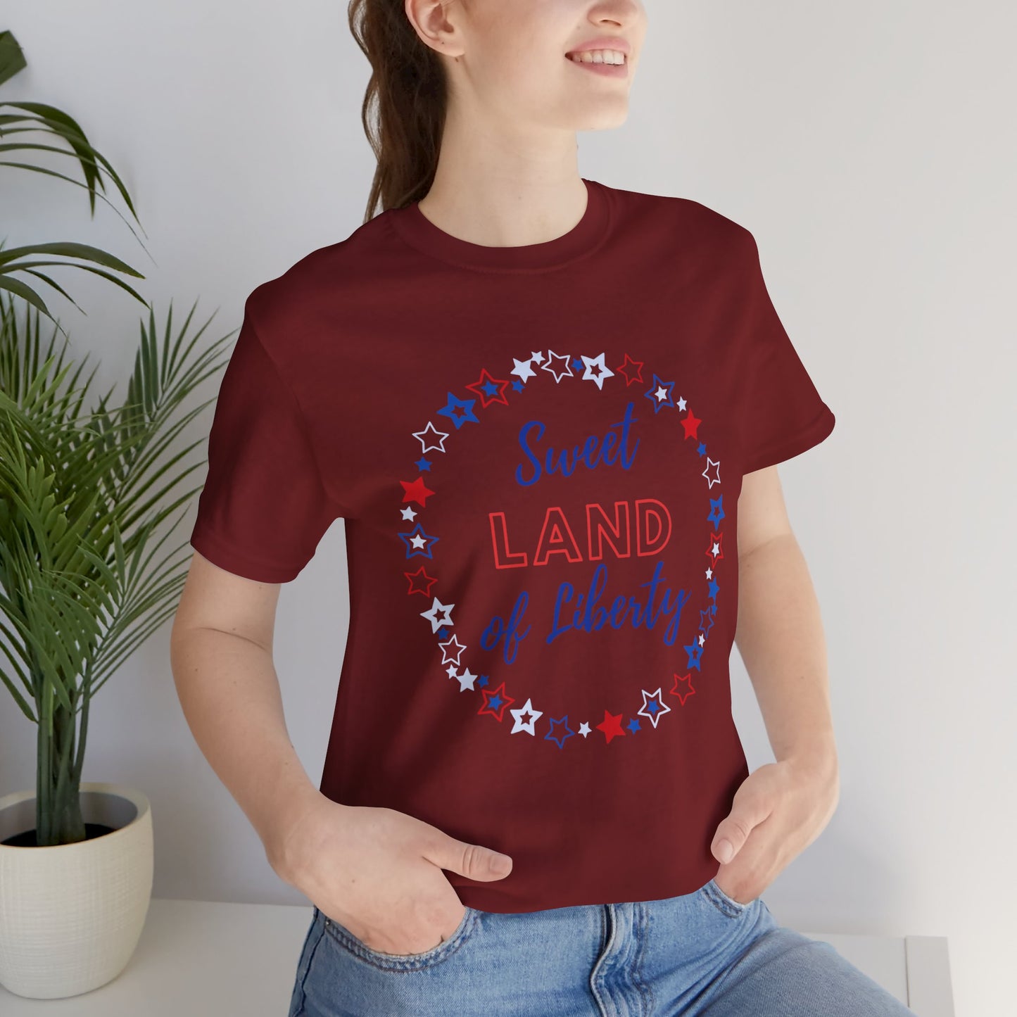 Sweet Land of Liberty Jersey Short Sleeve Tee
