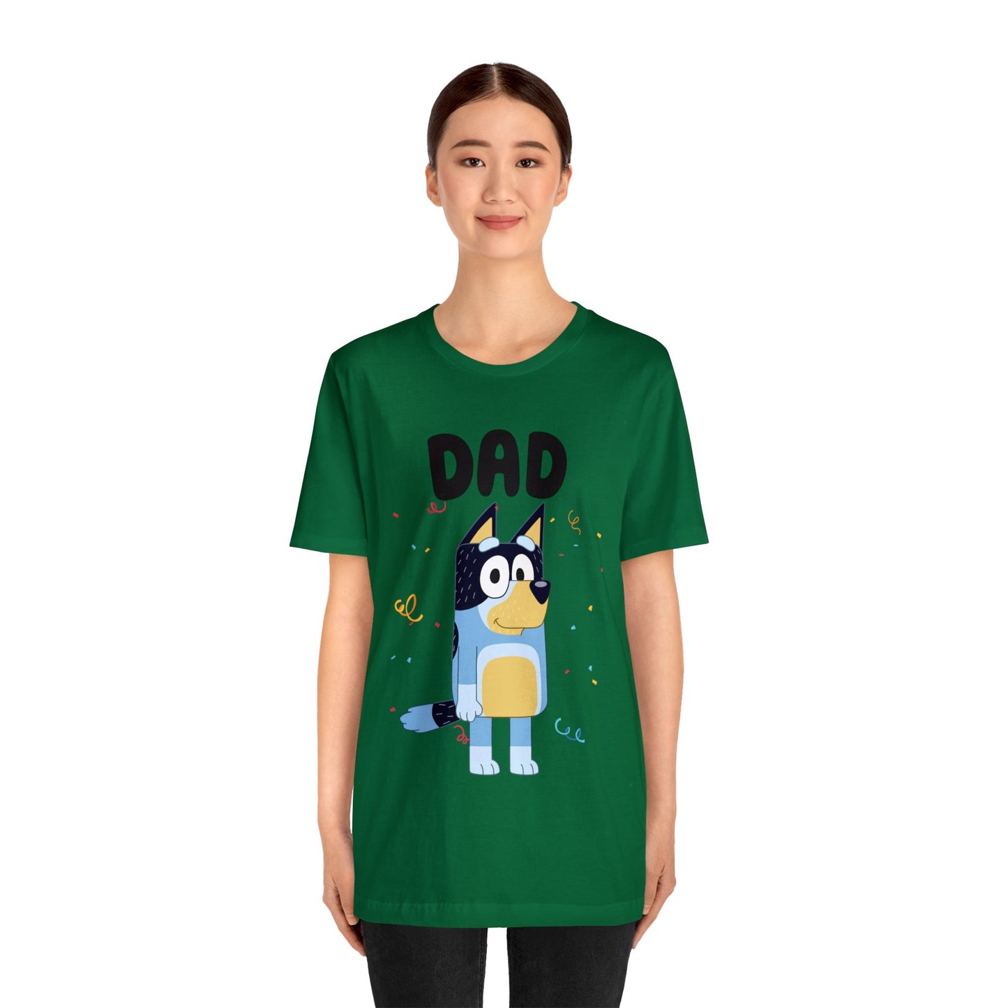 Dad Bluey Birthday Short sleeve Tshirt